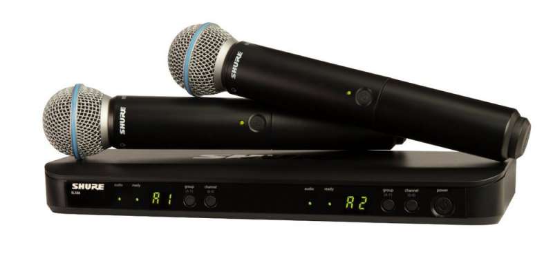 Радиомикрофон SHURE BLX288E/B58 K3E